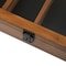 Flash Furniture Maverick 11x14 Solid Pine Medals Display Case w/3 Channel Grooved Removable Shelves in Rustic Brown HMHD-23M014YBN1-RSTBRN-1114-GG - alternate 4
